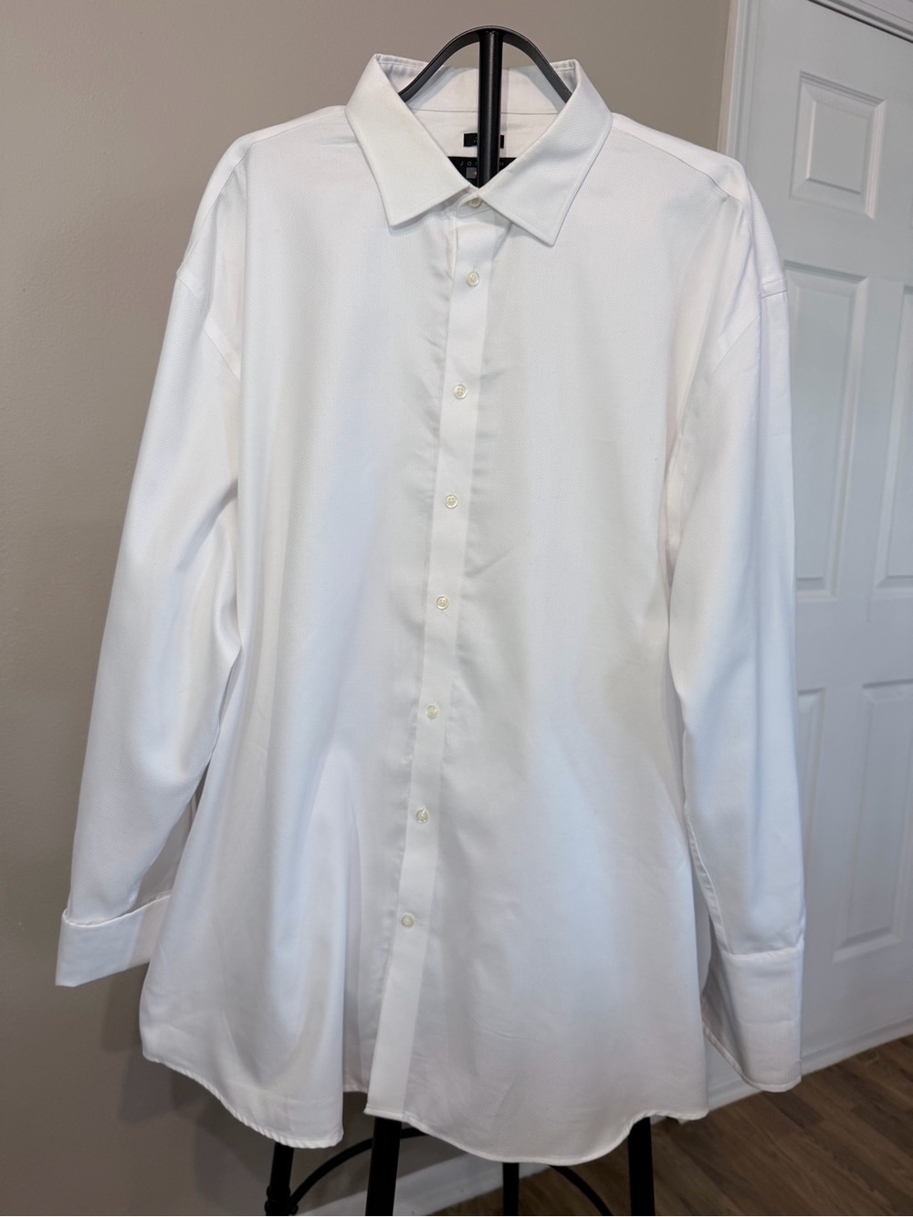Joseph Abboud Men's White Long-Sleeve Dress Shirt